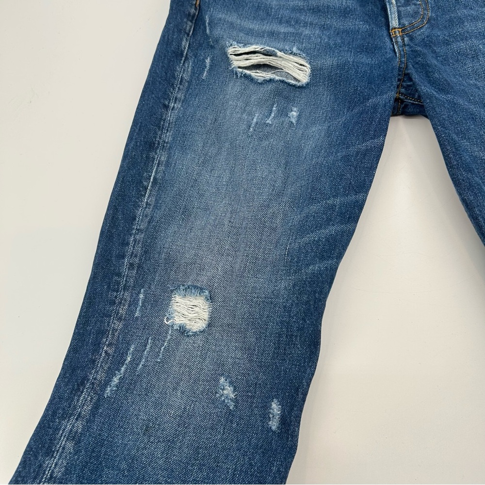 Boyish Billy Jeans in Mame Wash Heavily Distressed Button Fly Women’s Size 28 - Picture 5 of 16